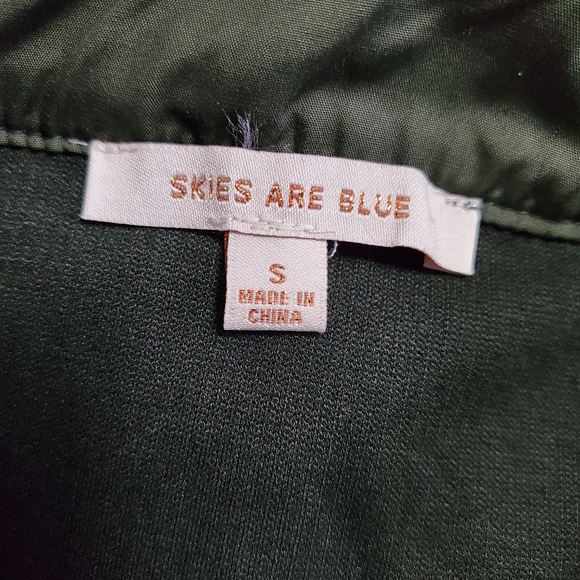 Skies are Blue green corduroy skirt - Picture 4 of 6